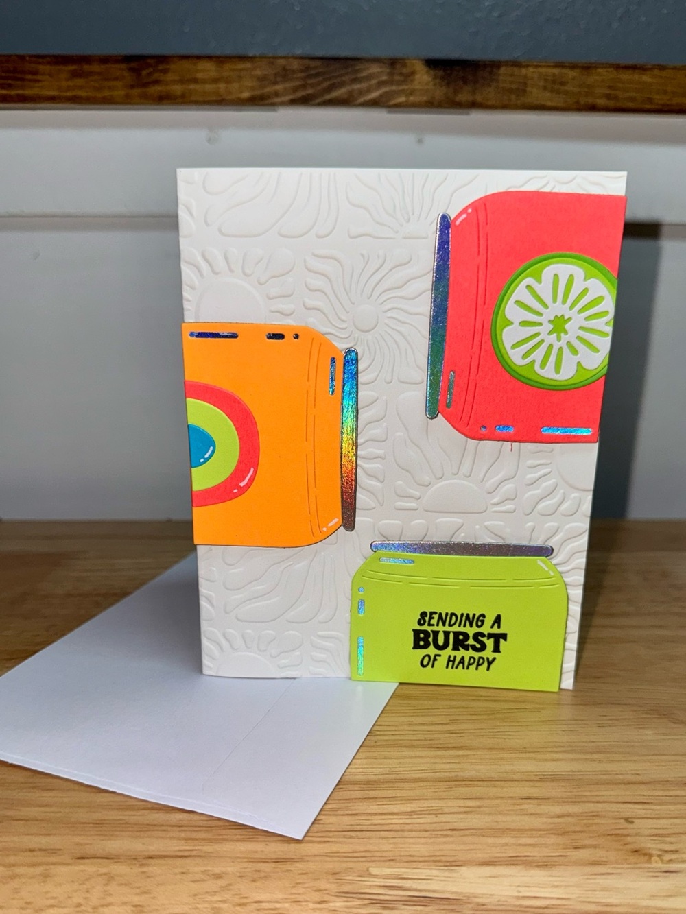 Handmade Soda Pop Greeting Card– Any Occassion Sending a Burst of Happy